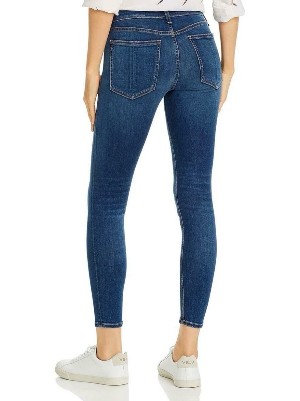 Rag & Bone Cate Mid-Rise Ankle Skinny Jeans Women’s 27 Stevie Blue Medium Wash